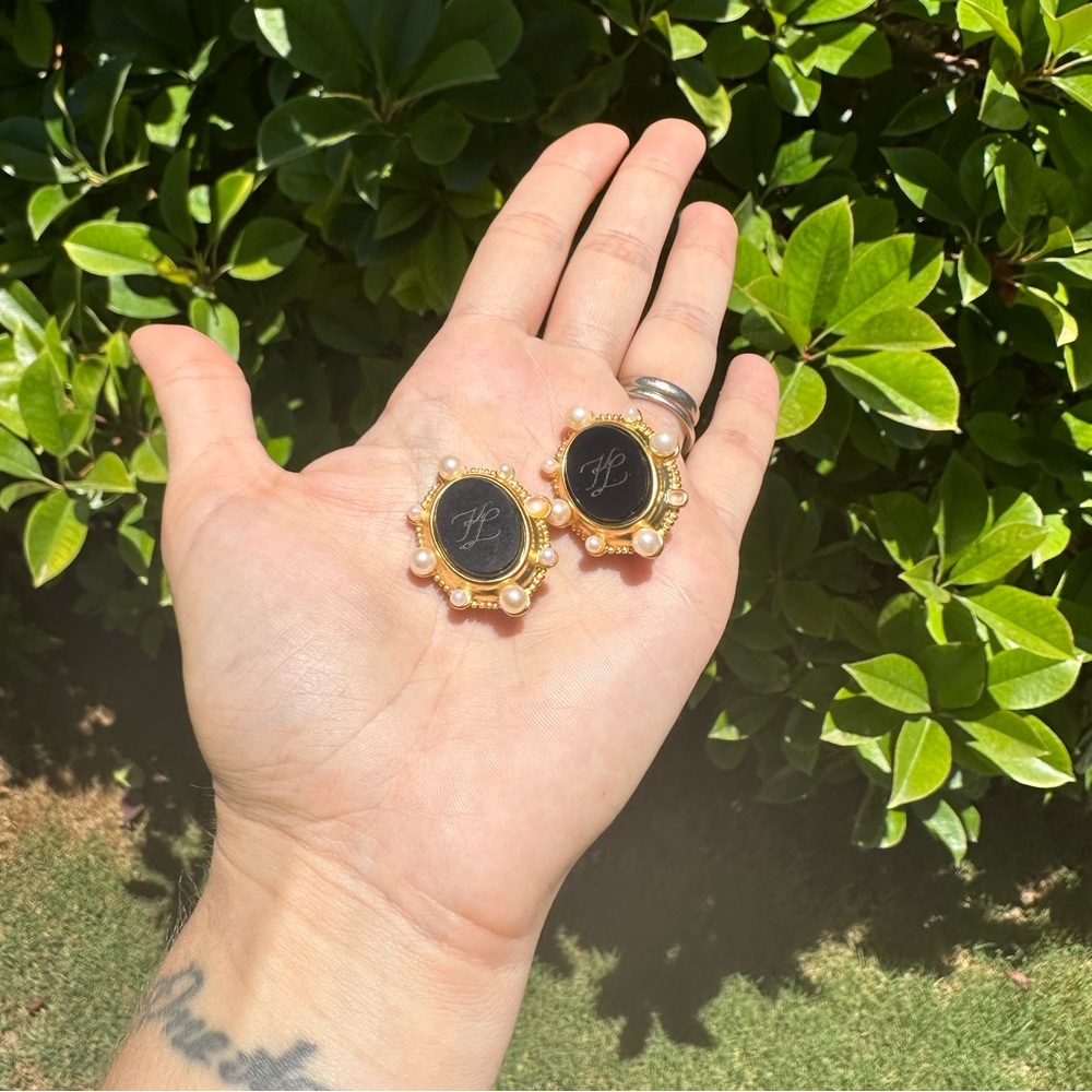 Vintage Karl Lagerfeld Earrings
